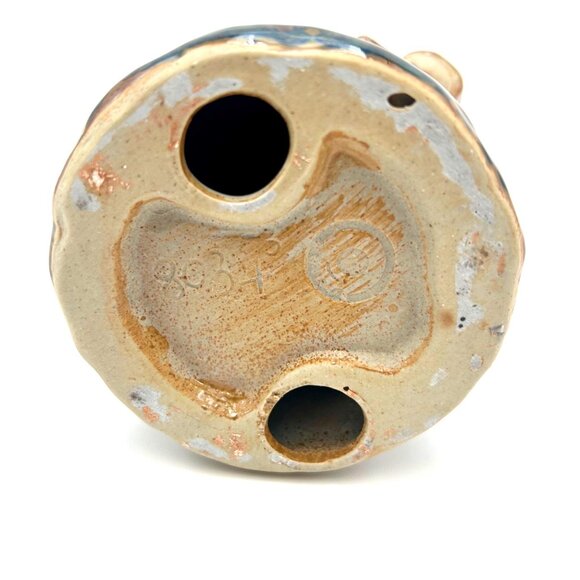 Handmade Glazed Stoneware Old World Santa Figurine 7" - Picture 8 of 8